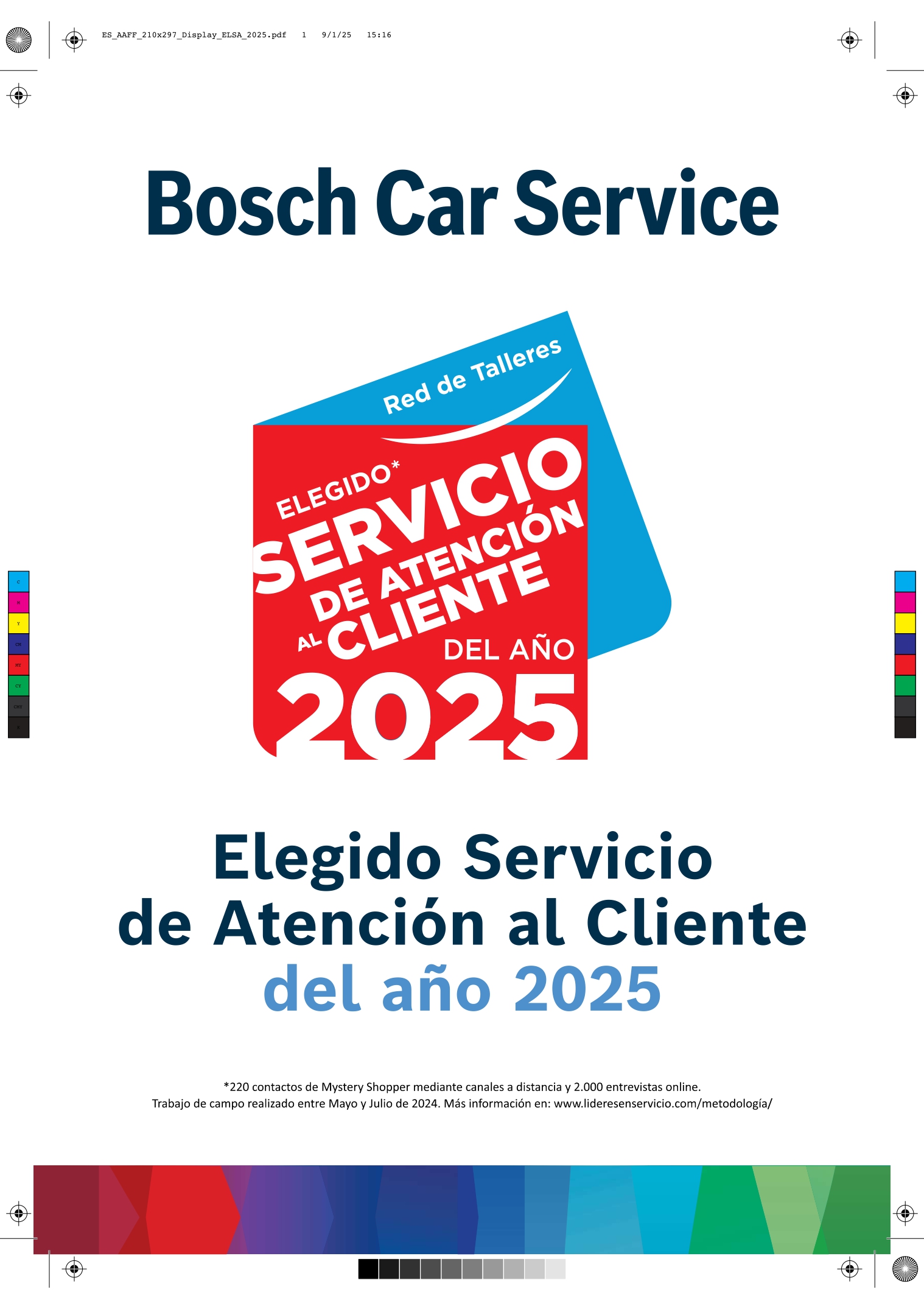 Bosch Car Service elegido Servicio de Atención al Cliente del año 2025.
